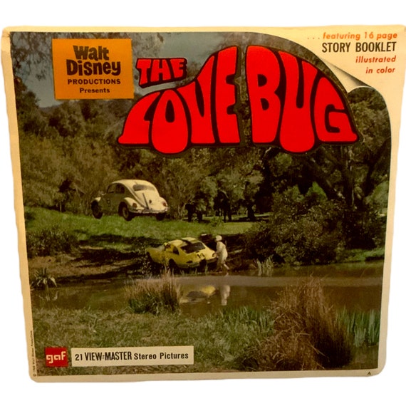 Vintage 1968 GAF View Master Reels Walt Love Bug Movie Visores estéreo  completos con juguetes antiguos de manga -  España