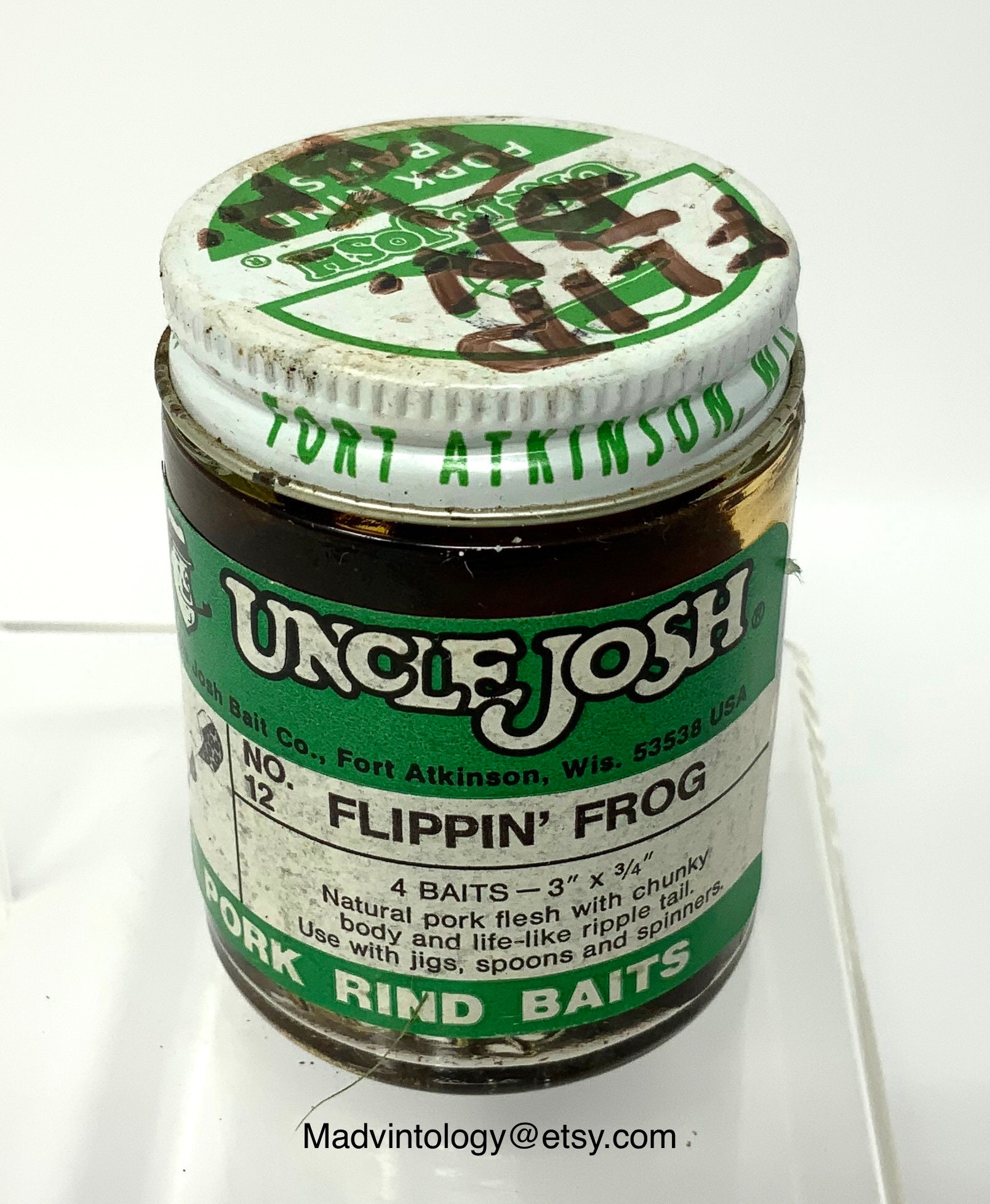 uncle josh ポーク　ルアー　20年物 Amazon.com : Uncle Josh Pork Frogs, Black, 3 Pack