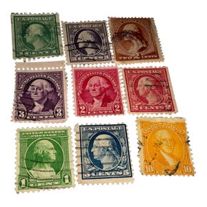Washington 5 cent blue stamp - Etsy 日本