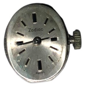 Vintage Zodiac Cal 18 A Ladies 17Jewel Watch Face Swiss Made Early 1900’s Art Deco Steampunk