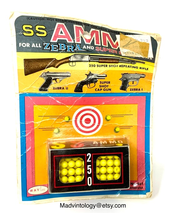 Lot of 5 Pkgs NEW Super Shot Ammo Ray Line For all Zebra & Super Shot Toy Guns 