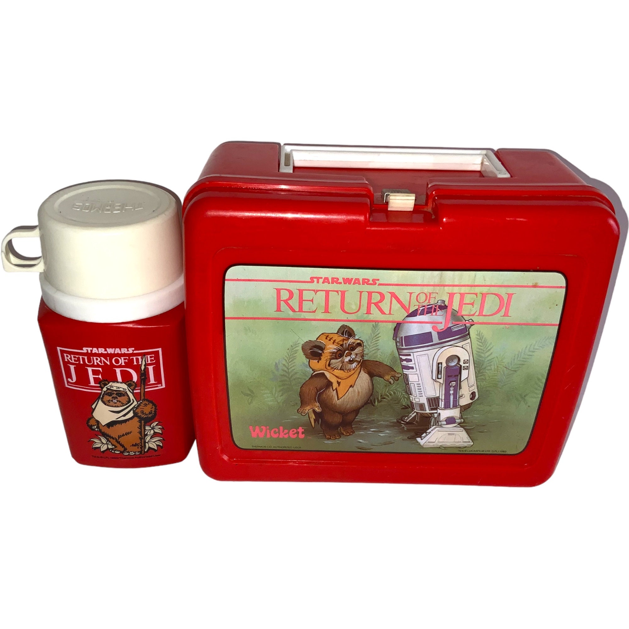 Vintage Star Wars Metal LUNCHBOX & THERMOS 1977