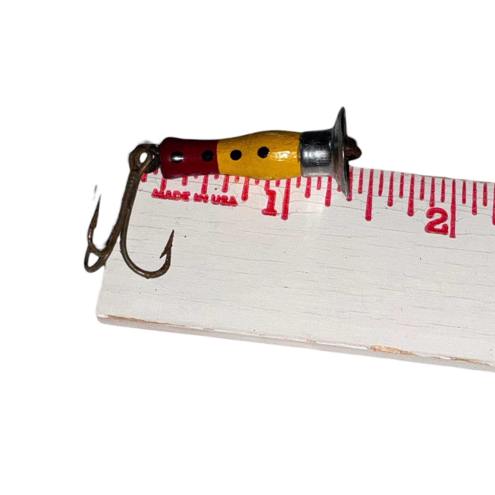 Vintage Wood Wooden Walleye Wobbler Fishing Lure Trolling Bait Tackle ...