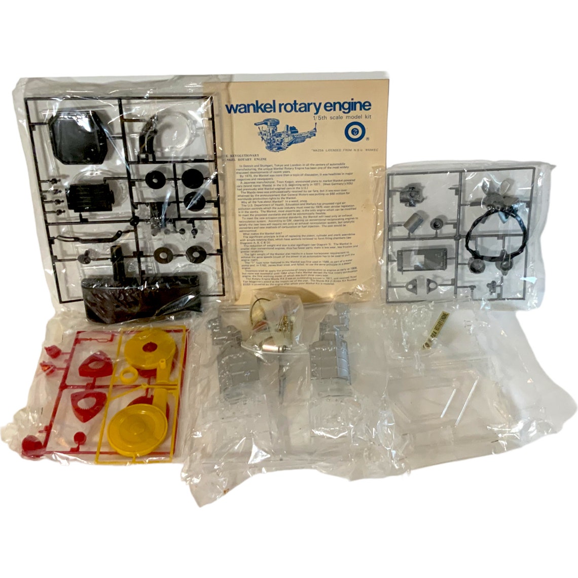 Vintage Wankel Rotary Engine Model Car Kit Motor Unopened Etsy