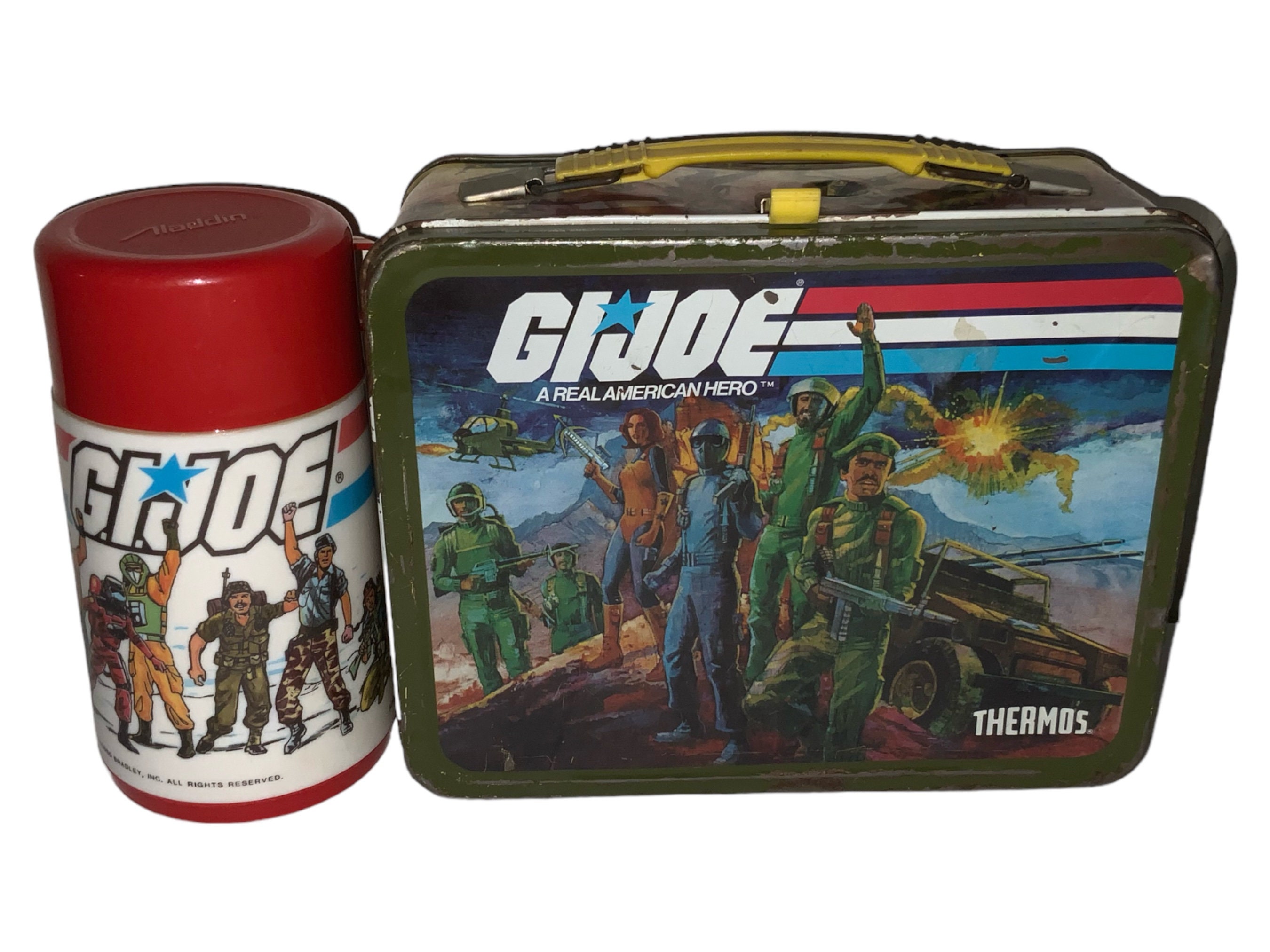 Vintage Joe Cool Lunch Box and Thermos Bottle