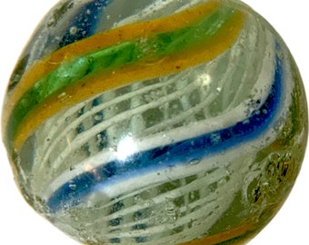 Most Rare Marbles This was made at the time of transition from handmade  marbles and machine made. The glass was gathered…