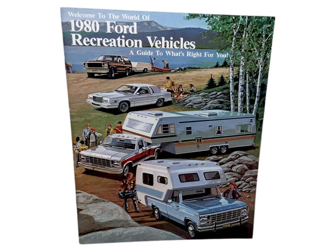 Vintage Ford 1980 Recreation Vehicles Dealership Sales Booklet Catalog ...