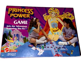 Vintage She-ra Princess Power Game in Original Box MOTU Mattel Authentic G1 Retro 1985
