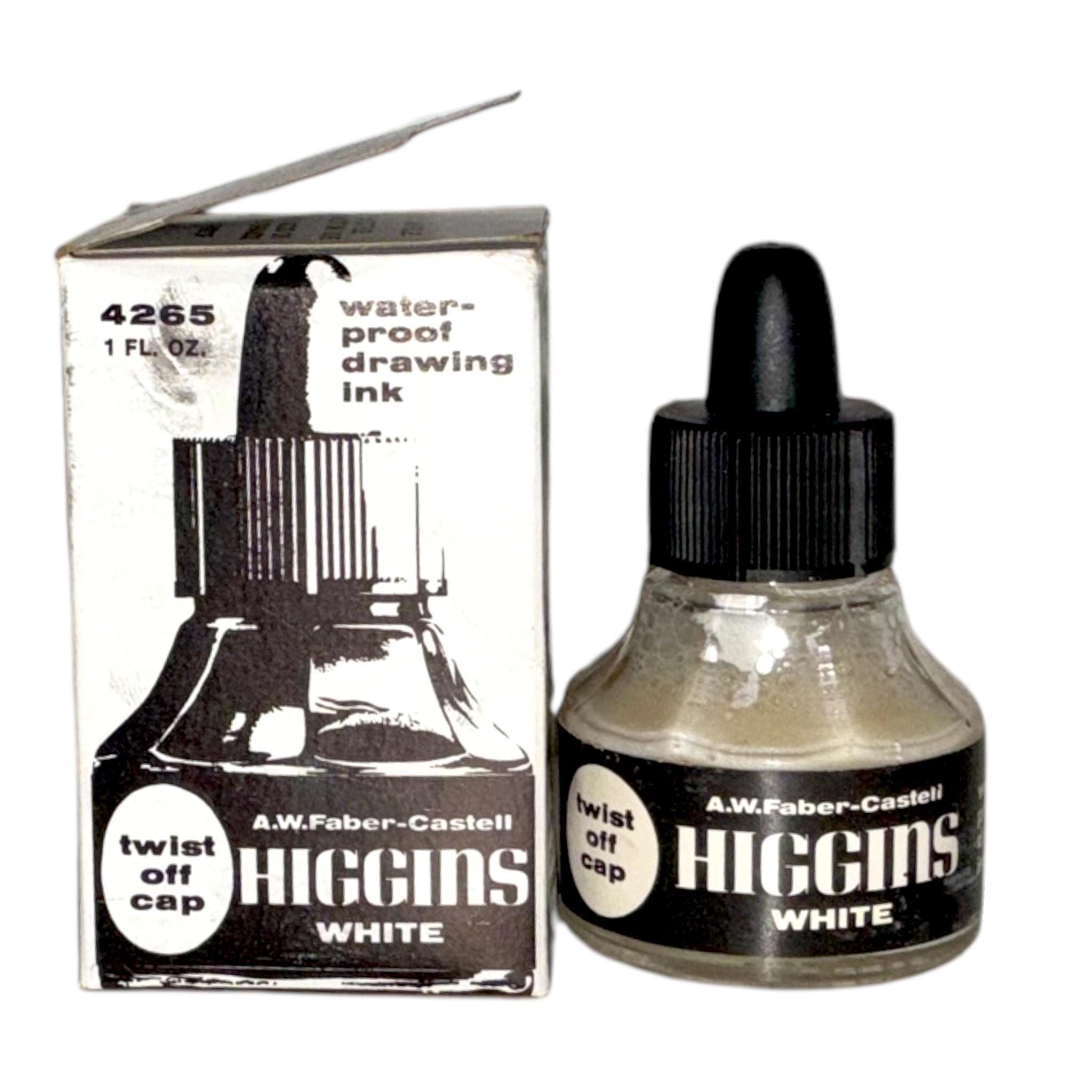 Vintage Higgins Drawing Ink Bottle - Etsy