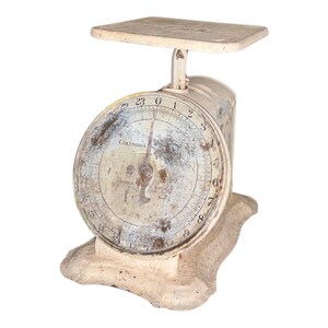 Antique Columbia Family Kitchen Store Scales 24 lbs c. 1907 Lander Frary & Clark