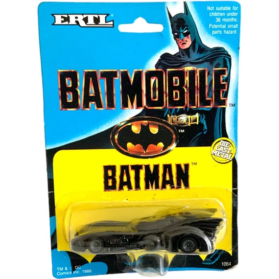 Vintage 1989 ERTL Batman Batmobile Car Diecast Movie Original