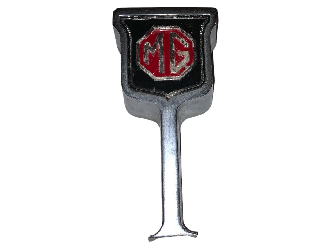 Vintage M.G. Car Hood Emblem Ornament Sports Car Company Etsy