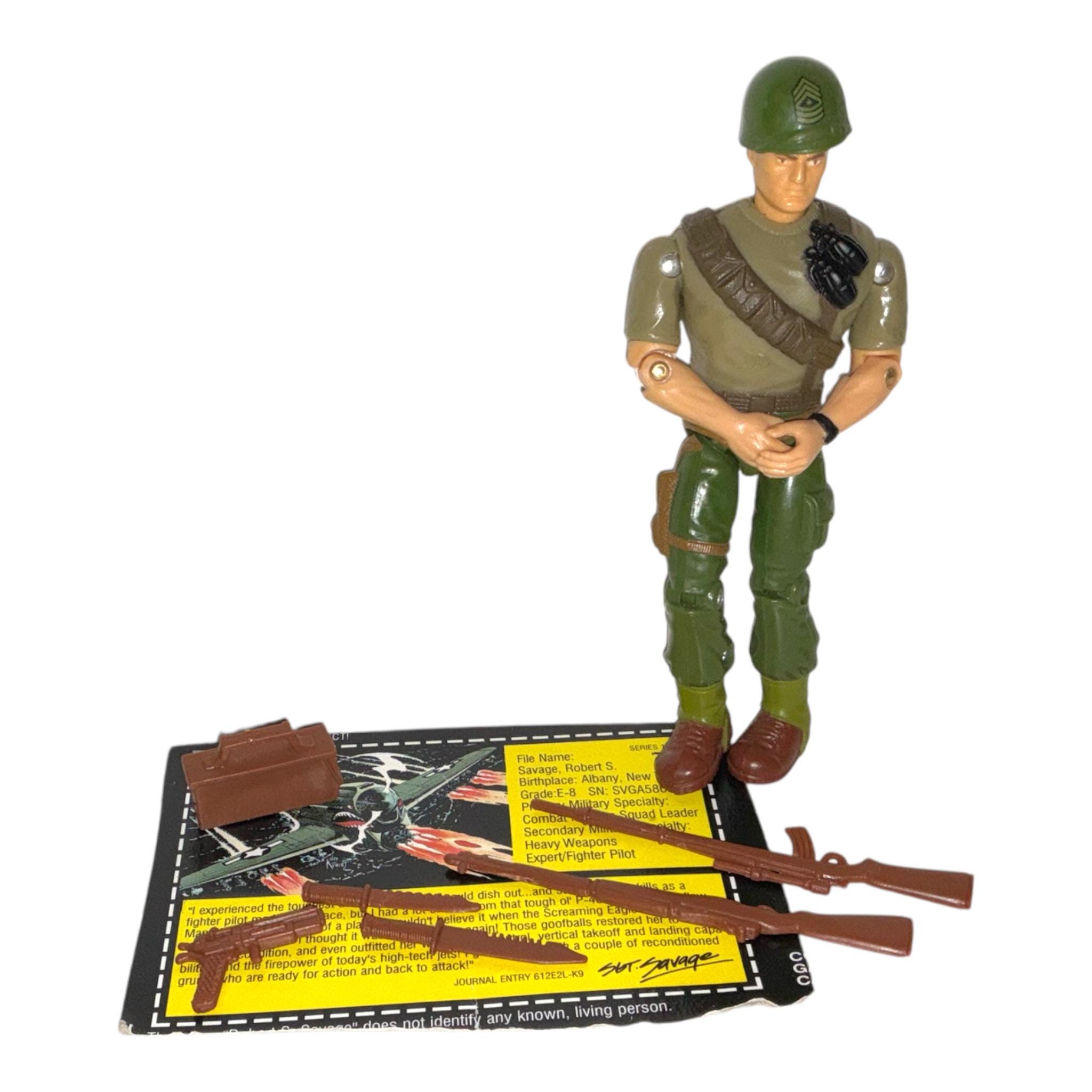 Gi Joe Sgt Savage - Etsy