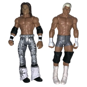 Vintage WWE Elite Legends Wrestler Superstars John Morrison & Dolph Ziggler Action Figure Toys Wrestling WWF Lot of 2 Mattel Figures