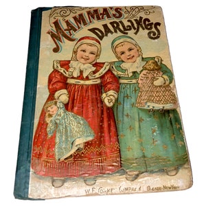 RARE Vintage 1898 Mamma’s Darlings Book W. B. Conkey Company Children’s Books