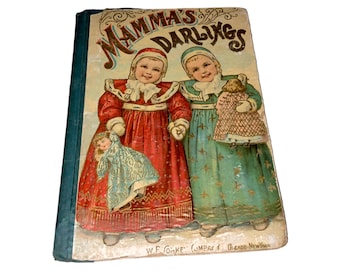 RARE Vintage 1898 Mamma’s Darlings Book W. B. Conkey Company Children’s Books