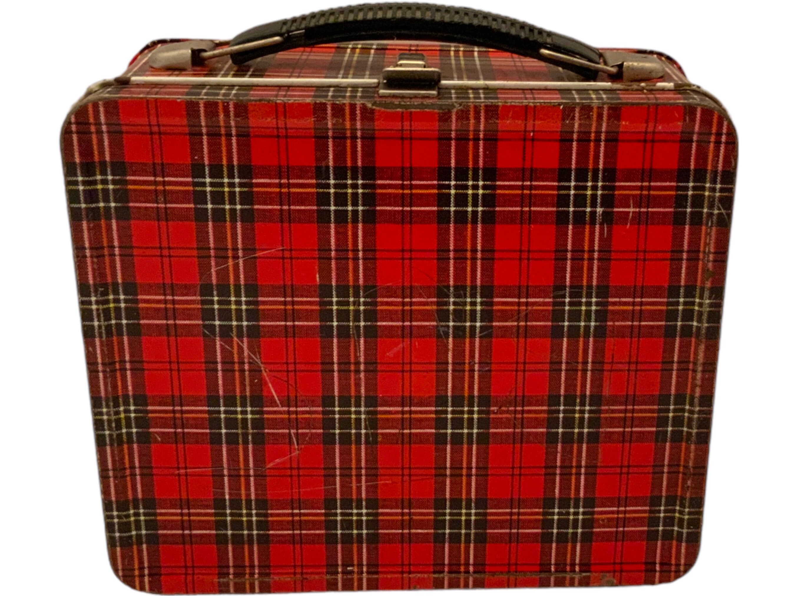 Plaid lunch box outlet