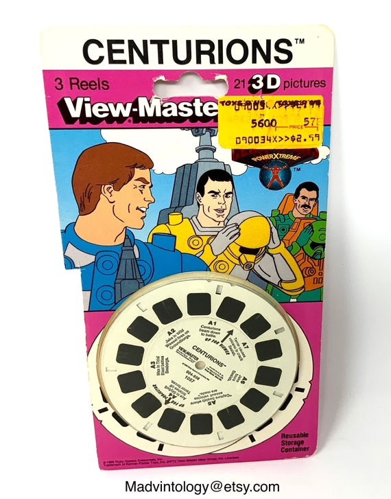 Centurions 3D View Master Reels Stereo Viewers Complete 1986 on Original  Card Vintage Retro 1980s Toys -  UK