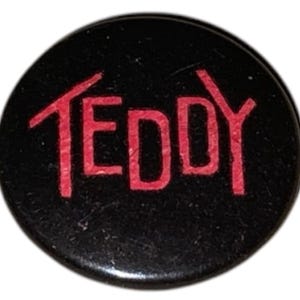 1900 Teddy Theodore Roosevelt presidentkampanj Nålknapp Badge 1904
