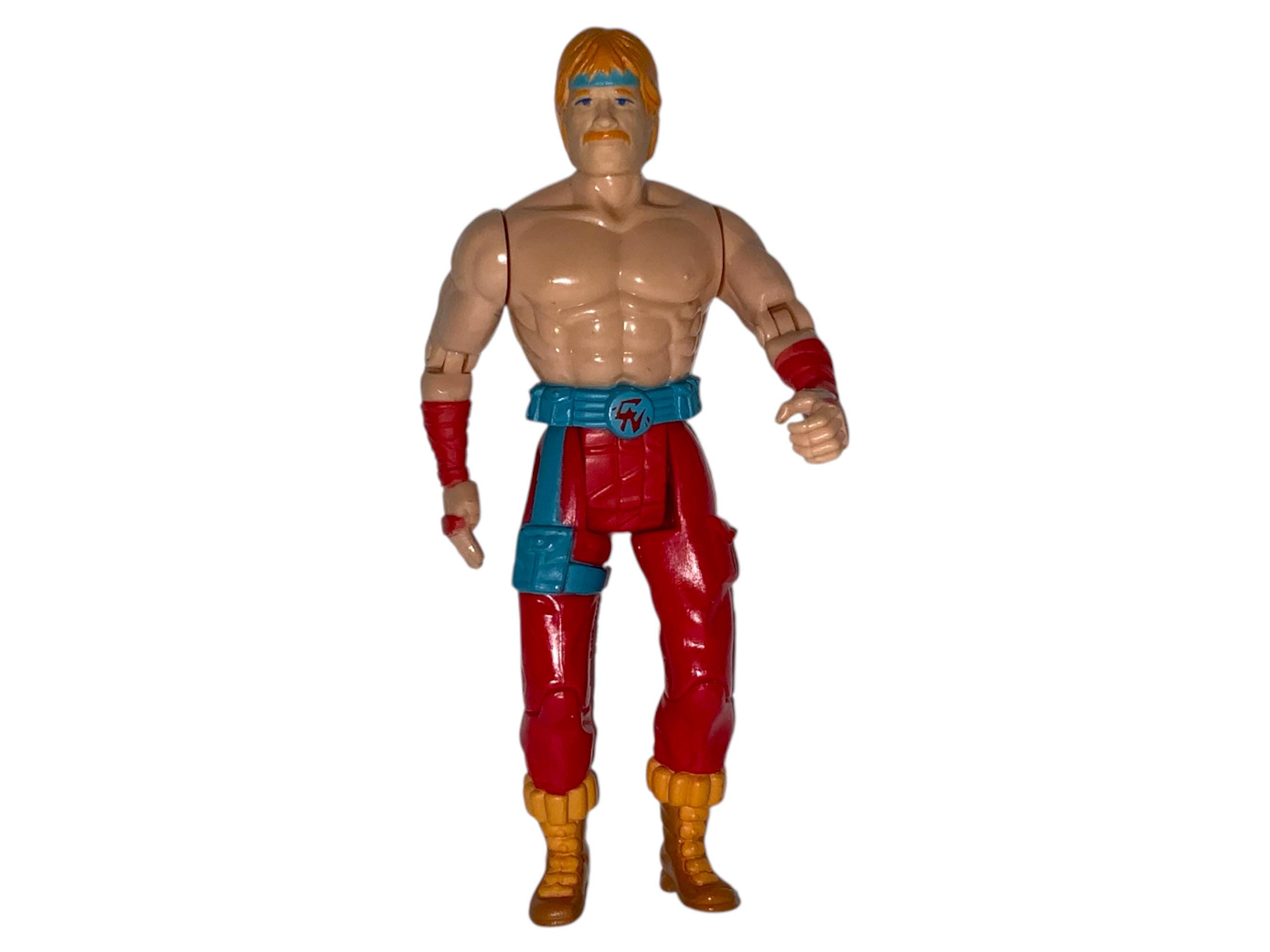 Vintage 1986 Chuck Norris Karate Kommados Action Figure Doll Toy