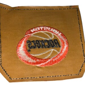 Vintage Houston Rockets NBA Basketball Patch Sports Memorabilia RARE ...