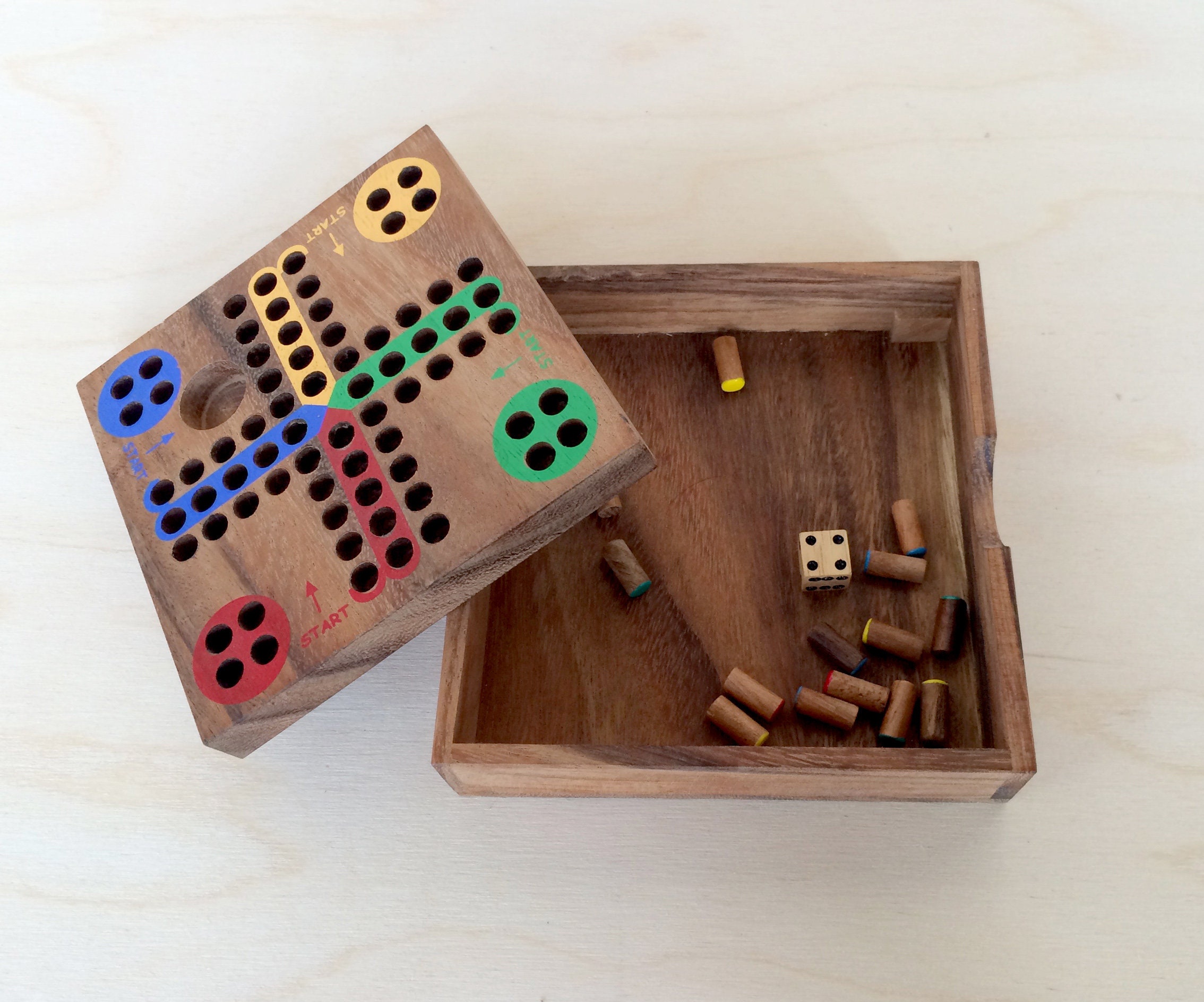 Wooden Ludo board Game - Family Game Night – Kubiya Games