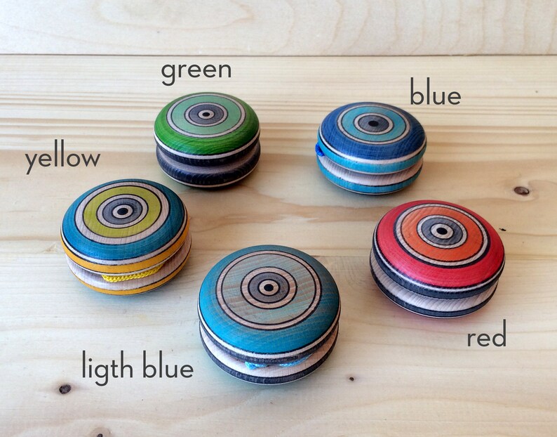 Yoyo Handmade Wooden Yo-yo Yoyo Old Time Classic Oak Wood | Etsy