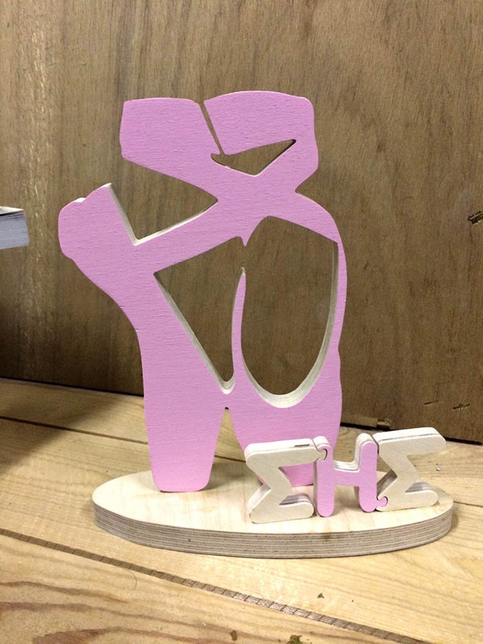 ballet shoes, wood ballet handmade cutting, hand cut wooden shoes, standing ballerina shoes, love ballet, wood ballerina pointe,