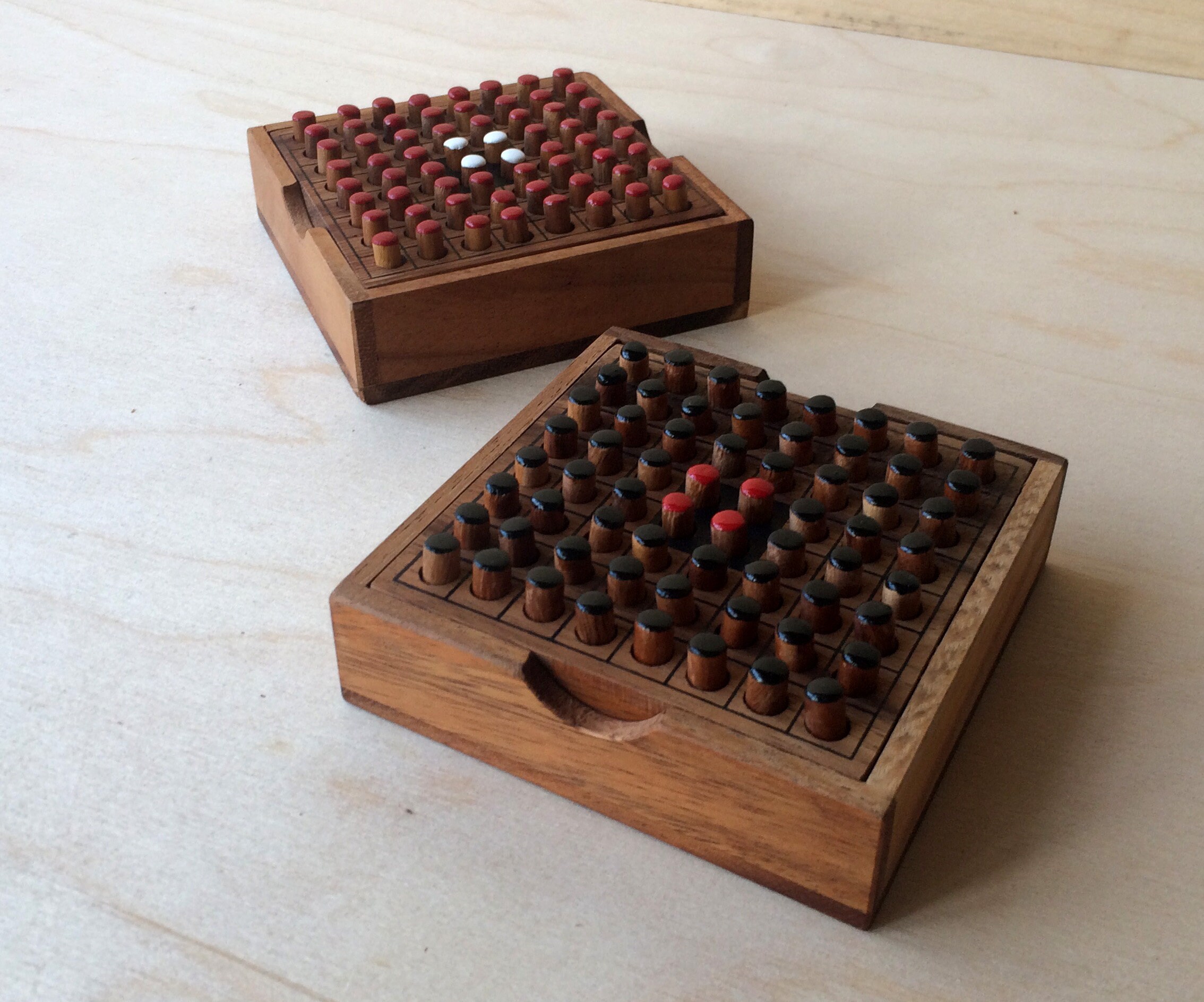 Othello Wooden Board Wooden Family Game Wood Eco Game Etsy UK