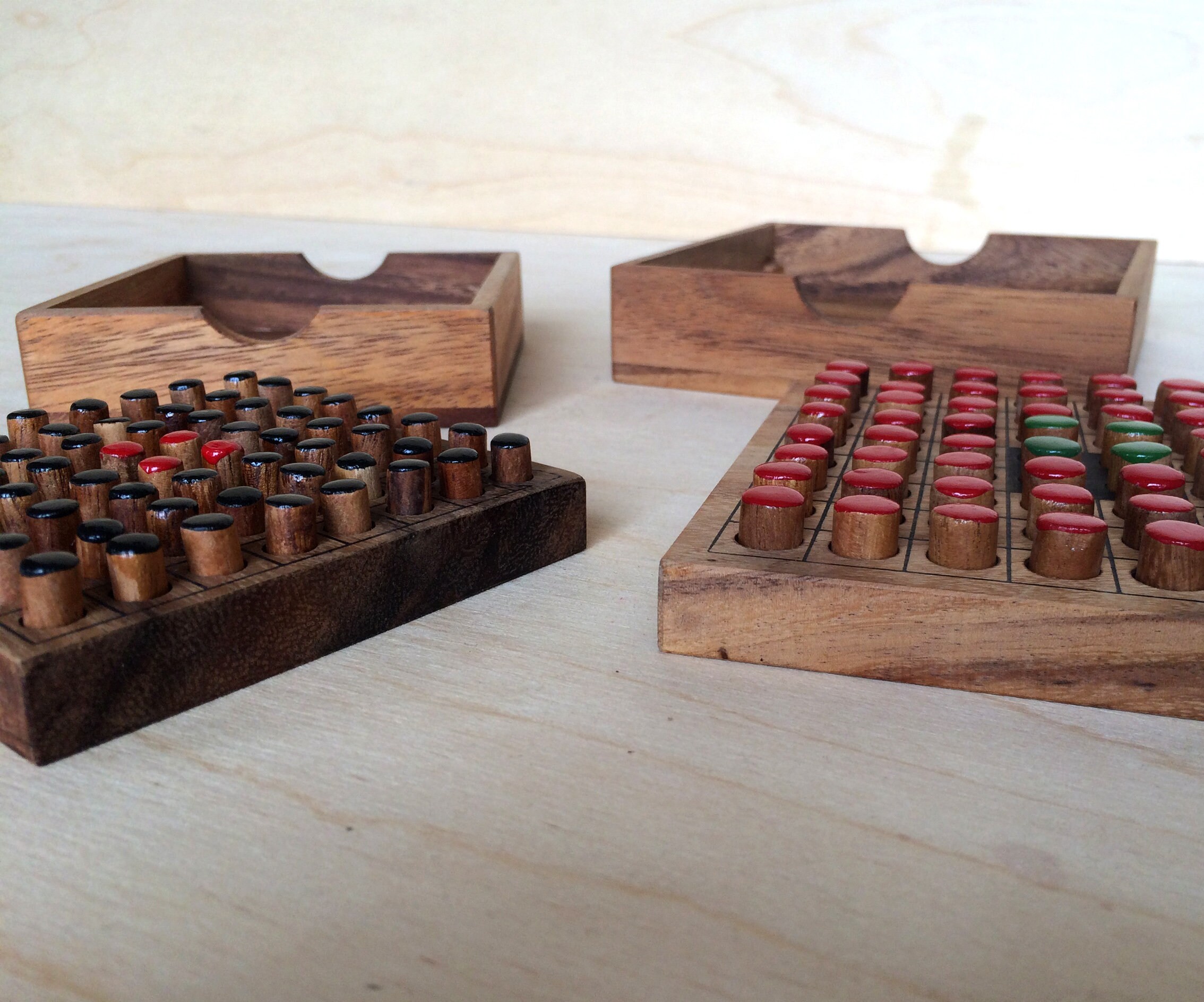 Othello Wooden Board Wooden Family Game Wood Eco Game Etsy UK