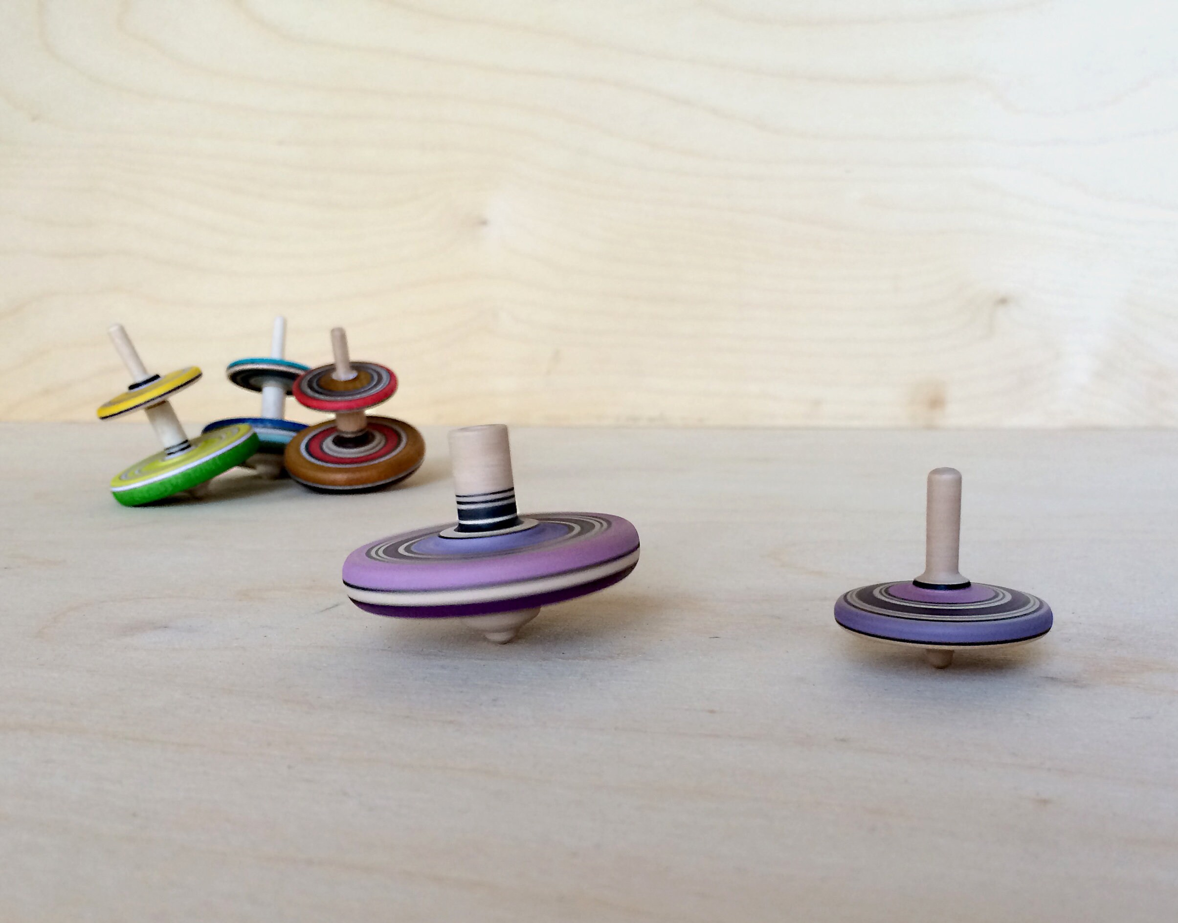 Double Wooden Spinning Top Handmade Tops Spinning Tops Oak Etsy Norway