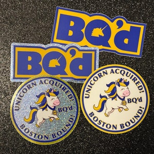 Naklejka i magnes BQ’d odporne na warunki atmosferyczne – kwalifikacje do Bostonu – BQ- BQed – Boston 26.2- Maraton