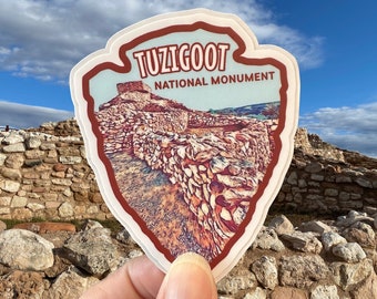 Tuzigoot National Monument Vinyl Weatherproof Sticker