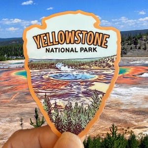 Yellowstone National Park Weatherproof Vinyl Sticker