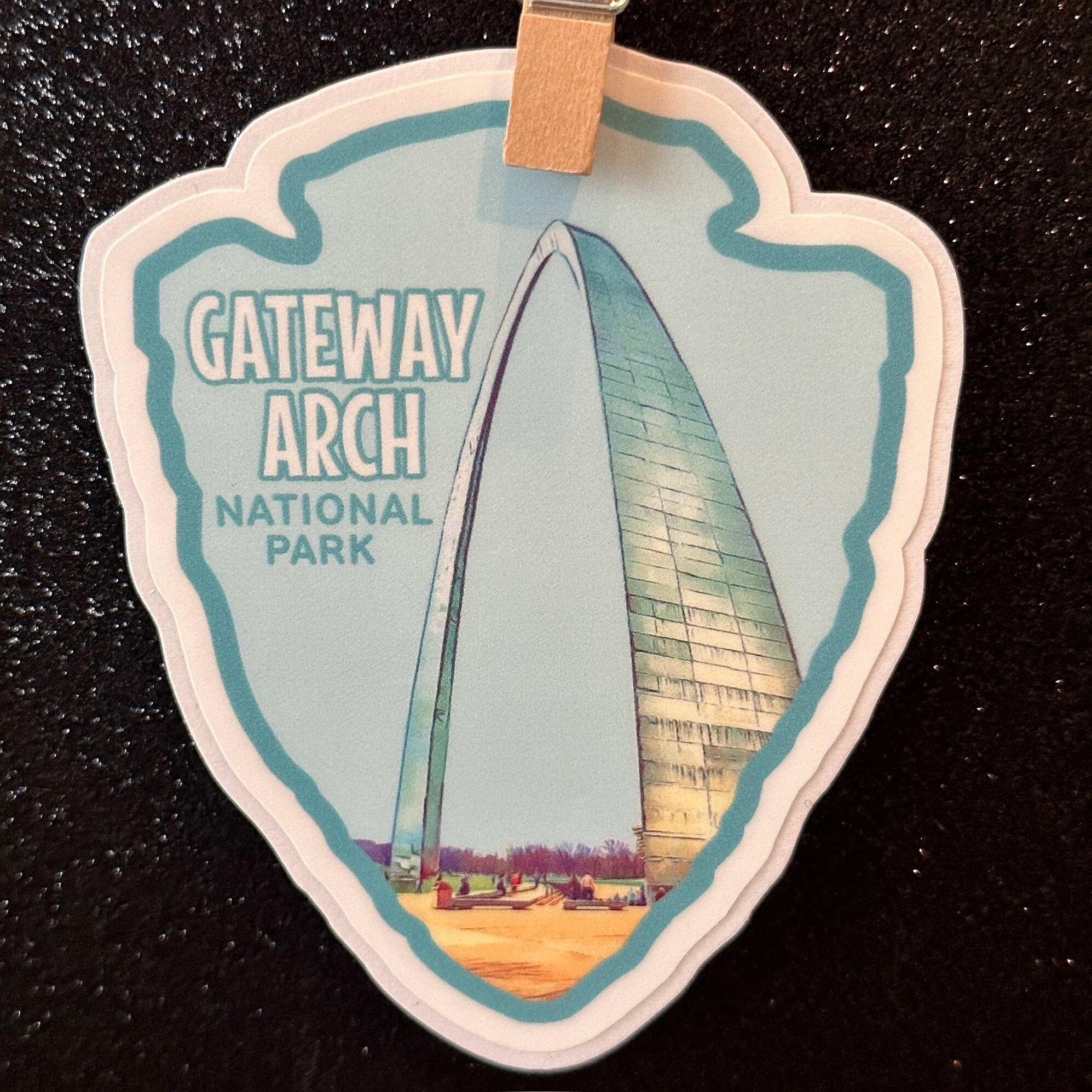 Gateway Arch National Park Weatherproof Vinyl Sticker - Etsy Canada