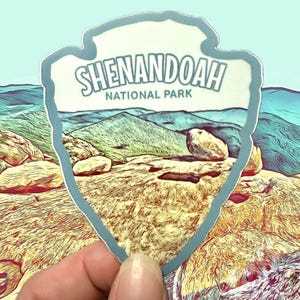Shenandoah National Park Weatherproof Vinyl Sticker