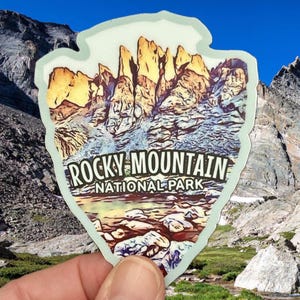 Rocky Mountain National Park Weatherproof Vinyl Sticker