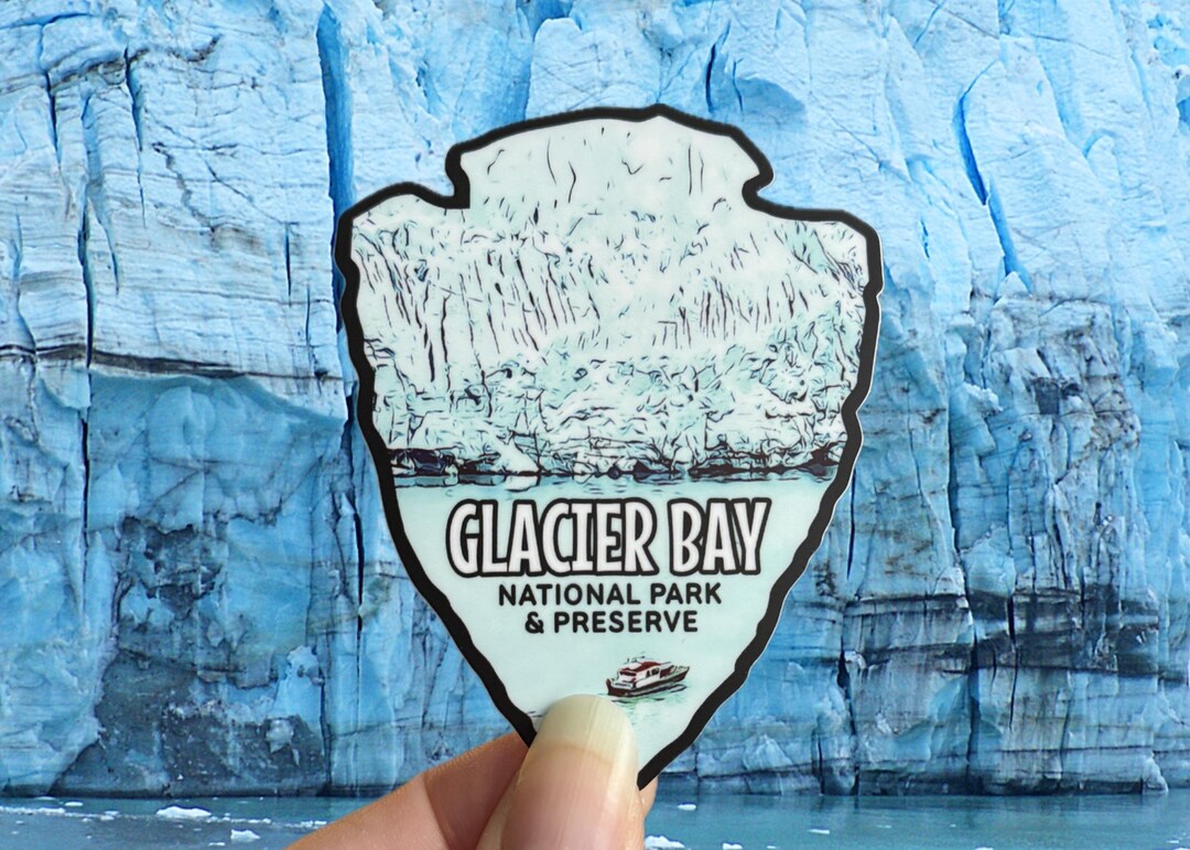 Glacier Bay National Park & Preserve Weatherproof Vinyl Sticker - Etsy