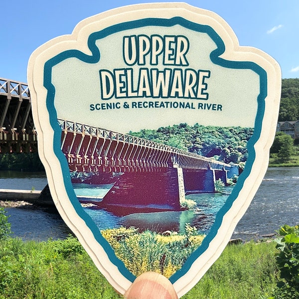 Upper Delaware Scenic & Recreational River Vinyl Weatherproof Sticker