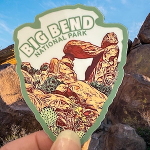 Big Bend National Park Weatherproof Vinyl Sticker