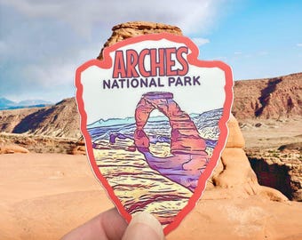 Arches National Park Weatherproof Vinyl Sticker