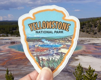 Yellowstone National Park Weatherproof Vinyl Sticker