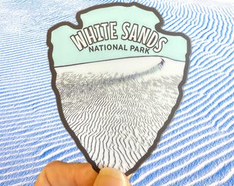 White Sands National Park Vinyl Weatherproof Sticker