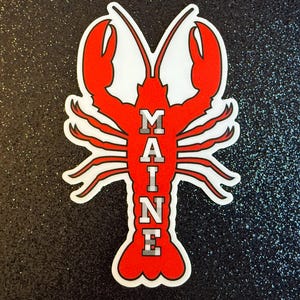 Maine Lobster Weatherproof Vinyl Sticker