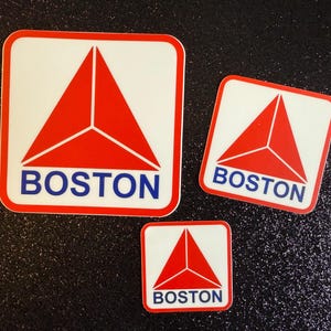 Boston Massachusetts Weatherproof Vinyl Sticker