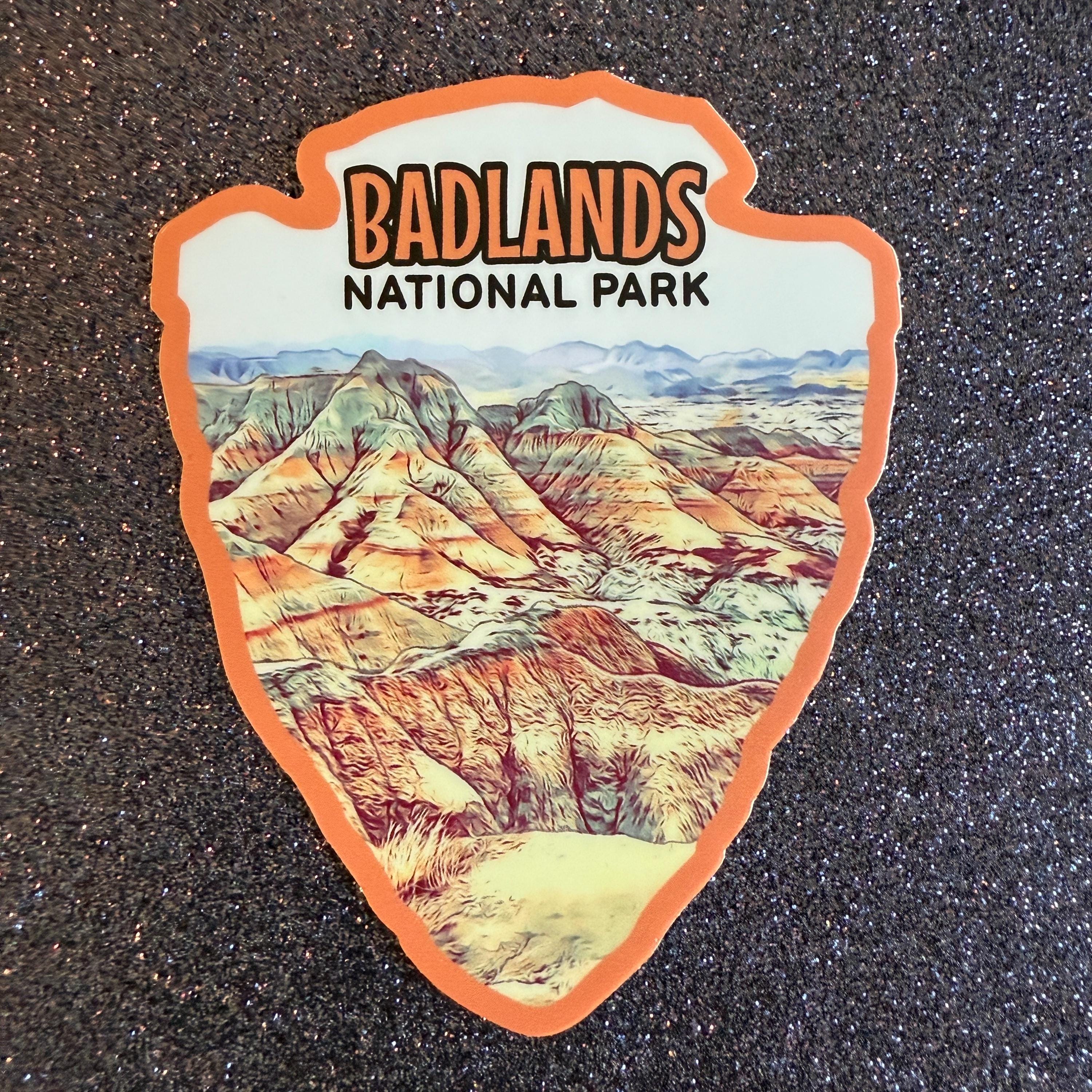 Badlands National Park Weatherproof Vinyl Sticker - Etsy