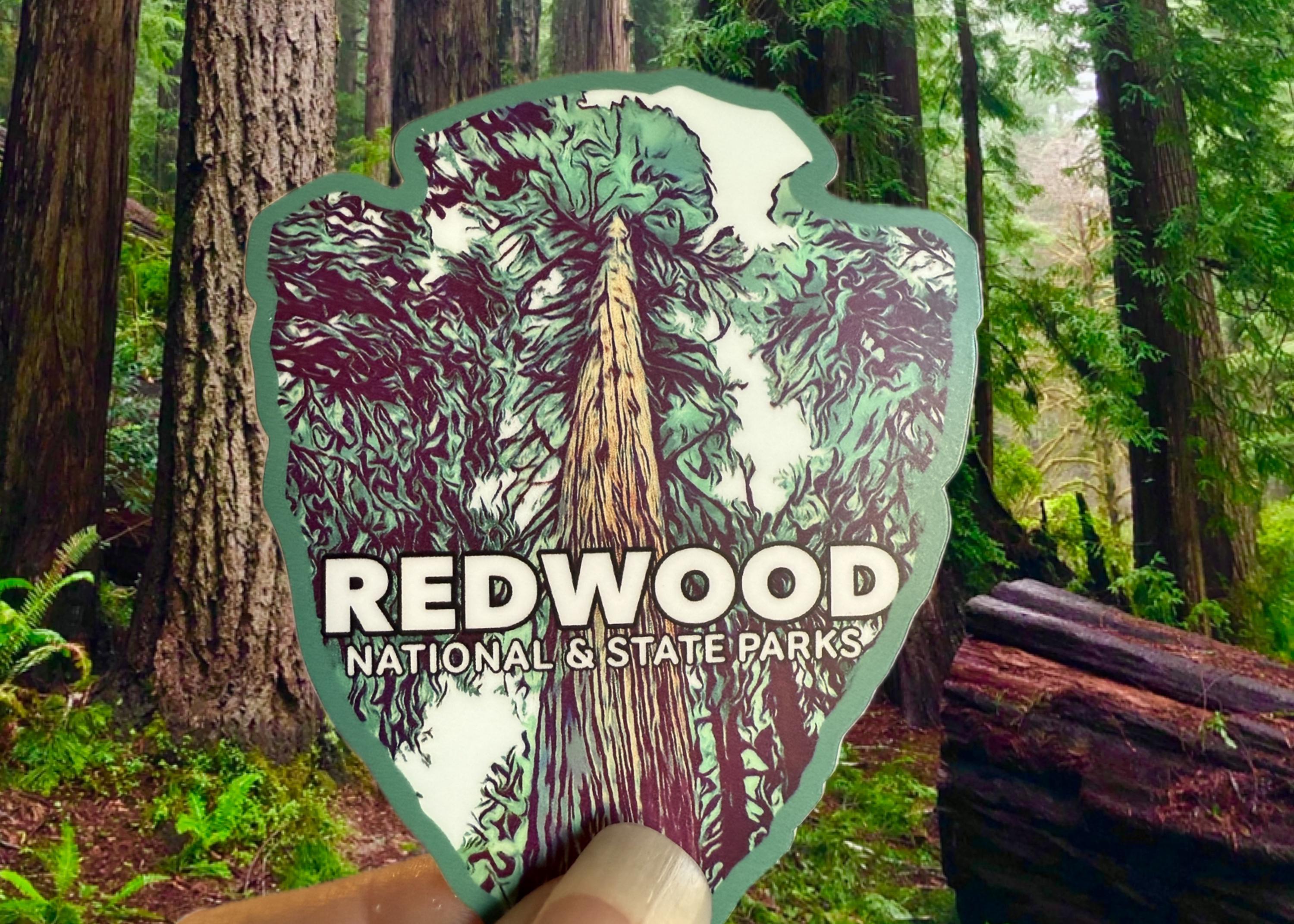 Redwood National & State Parks Weatherproof Vinyl Sticker