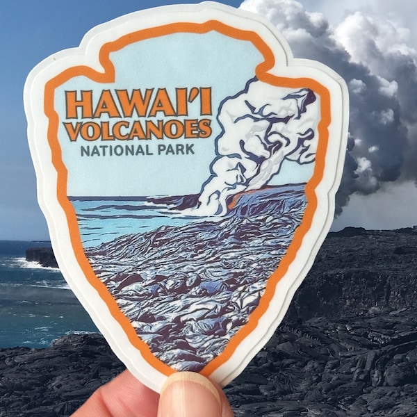 Hawai’i Volcanoes National Park Weatherproof Vinyl Sticker