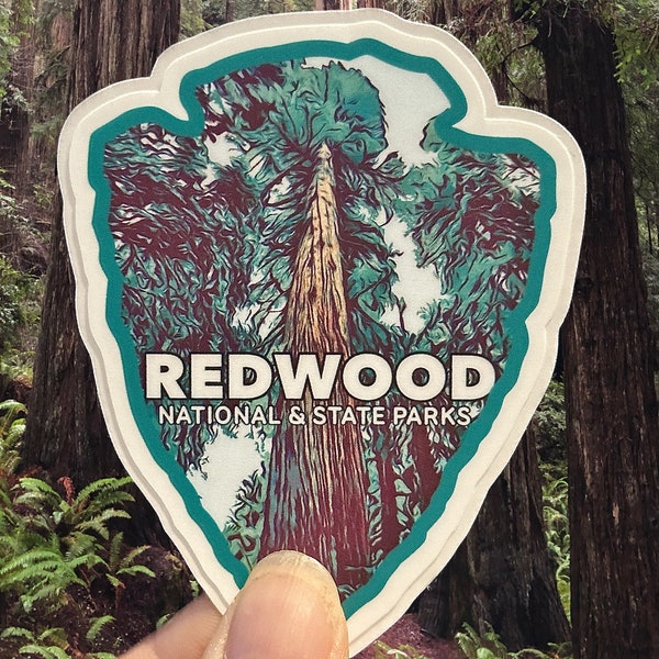 Redwood National & State Parks Weatherproof Vinyl Sticker