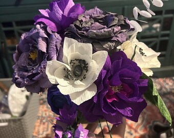 Paper flowers made to order